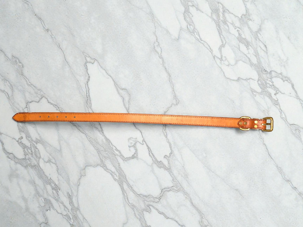 The Heritage Standard | Handcrafted Full-Grain Leather Collar