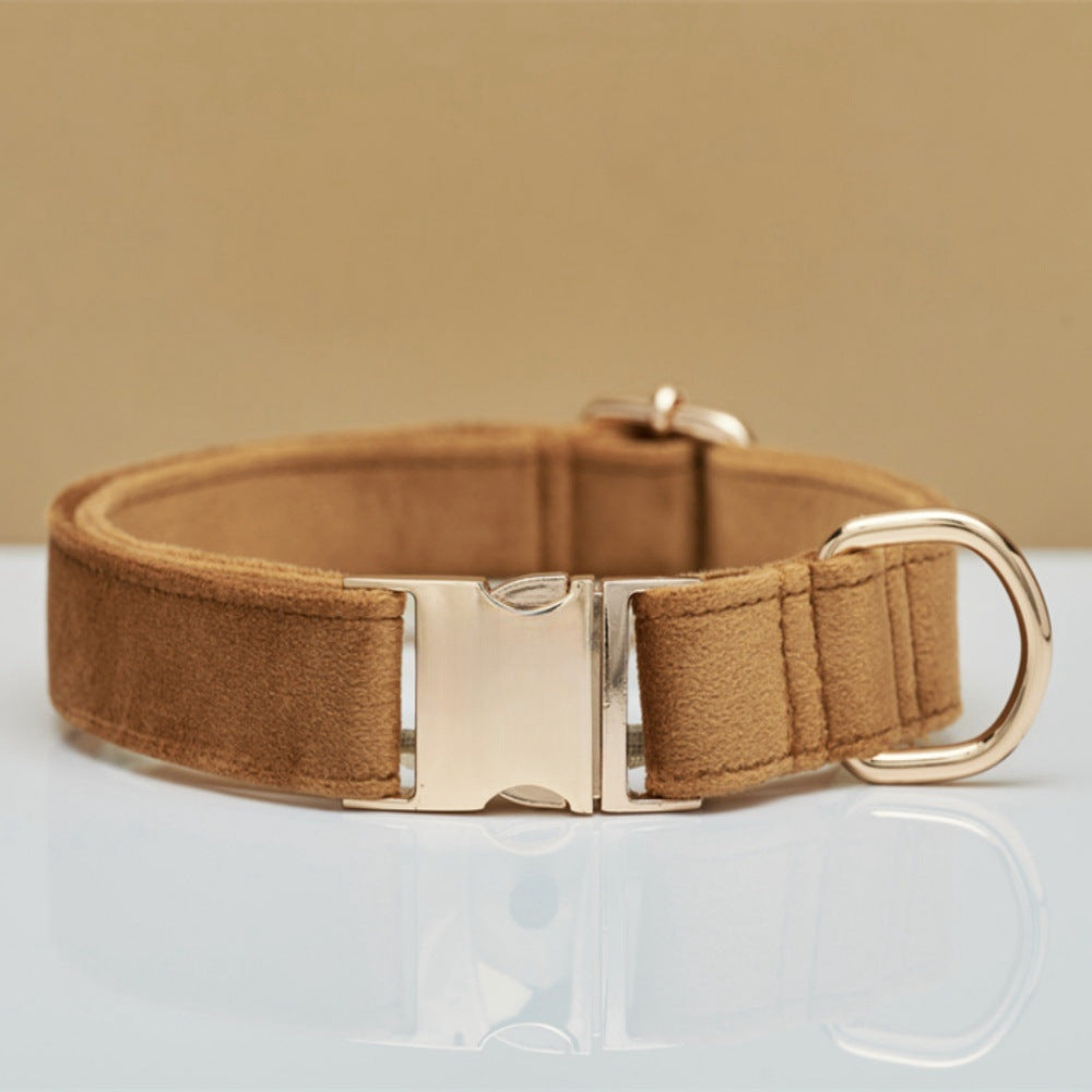 The Heirloom Velvet Suite | Personalized Collar, Bow & Leash Set
